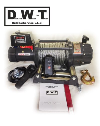 Лебедка автомобильная DWT EWB 20000 — 24V (9072 кг)