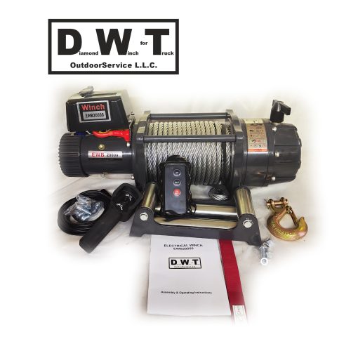 Лебедка автомобильная DWT EWB 20000 — 24V (9072 кг)